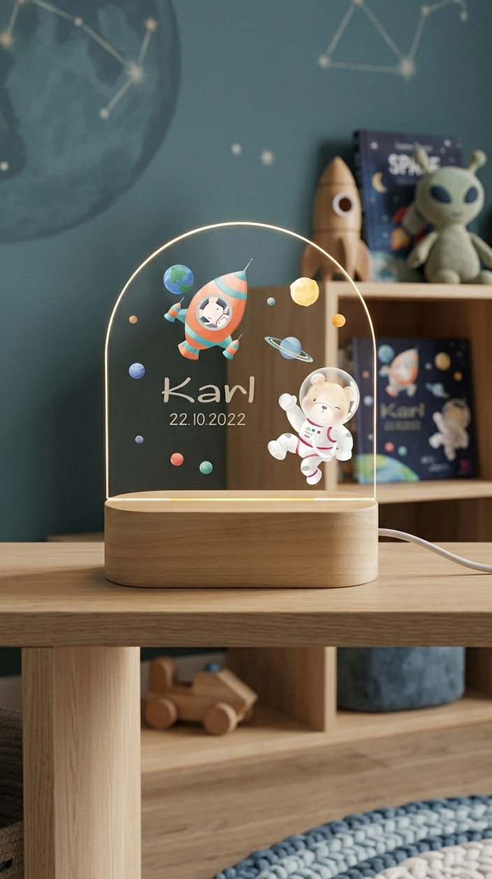 Veilleuse douce nuit personnalisable