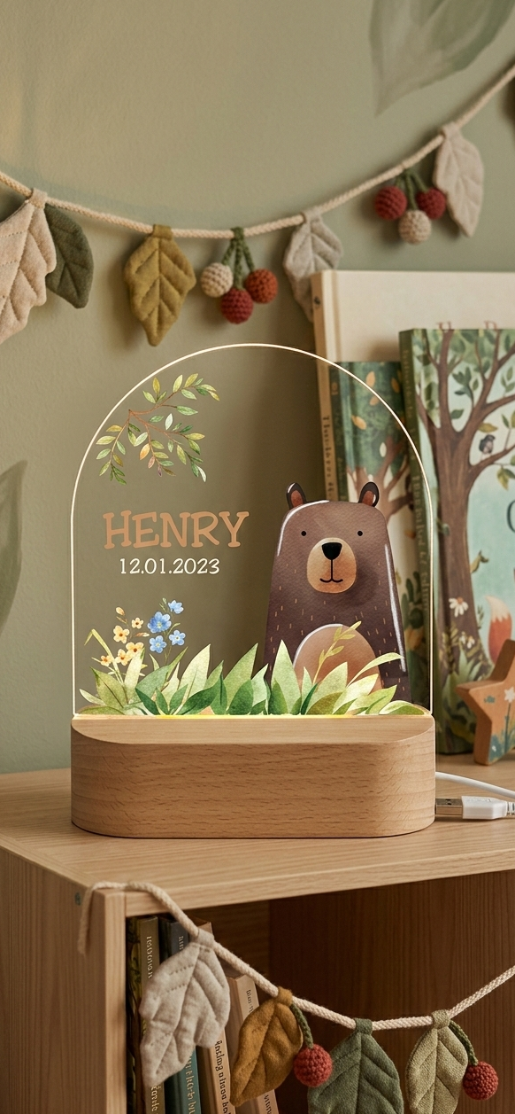 Veilleuse douce nuit personnalisable