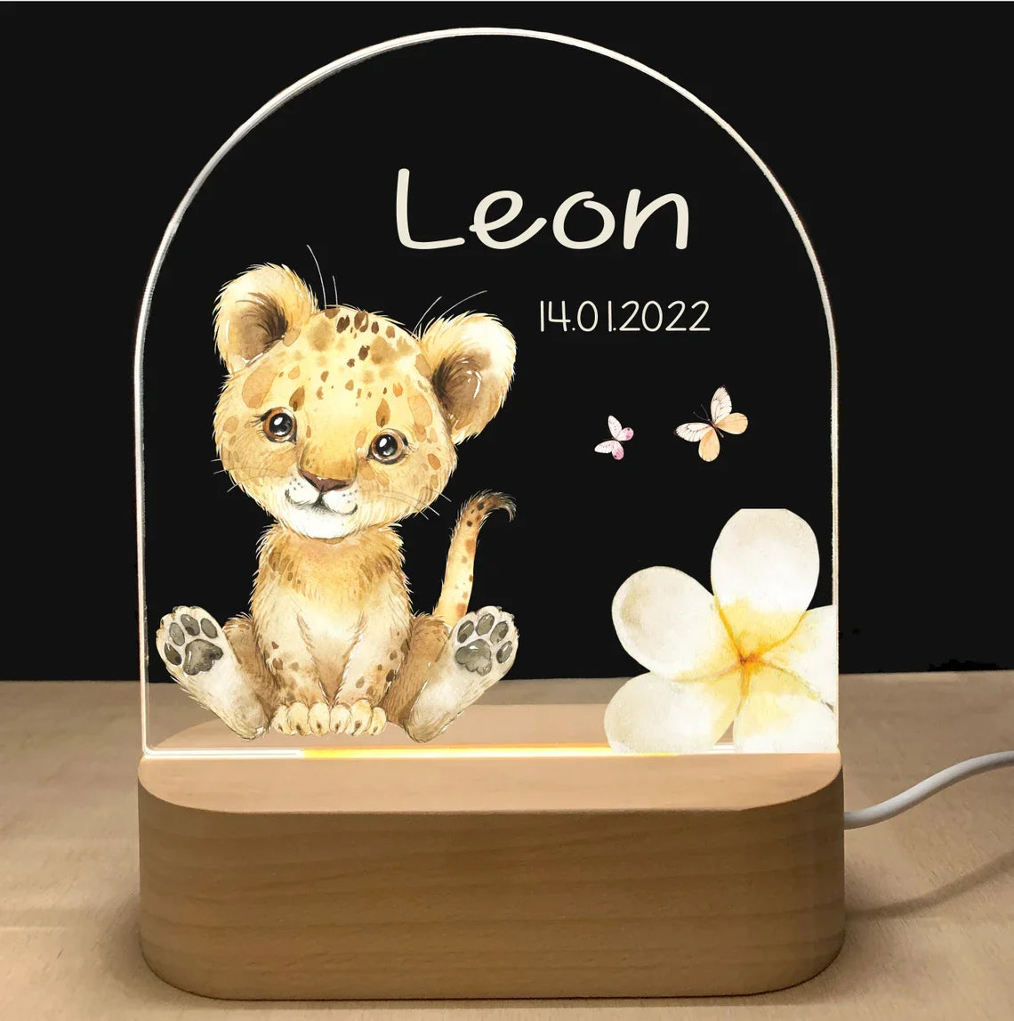 Veilleuse douce nuit personnalisable